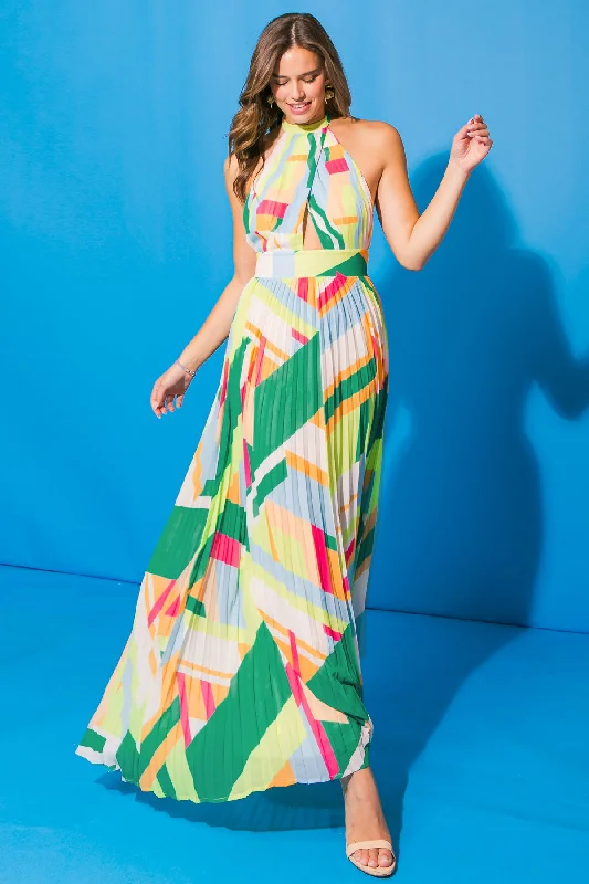 FANCIFUL FEAT WOVEN MAXI DRESS