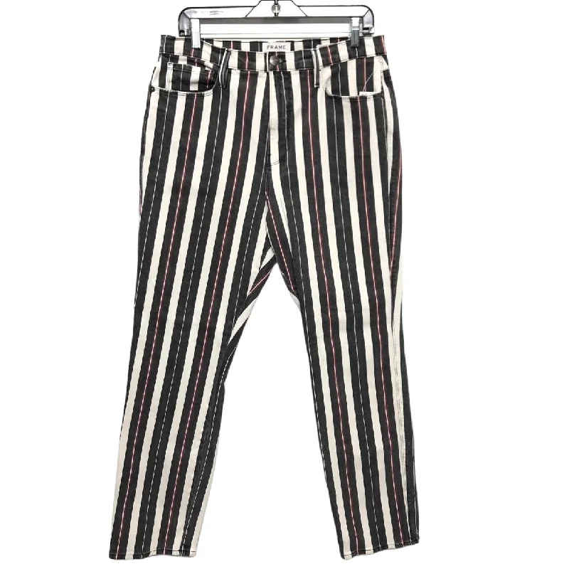 Black & White Jeans Straight Frame, Size 14