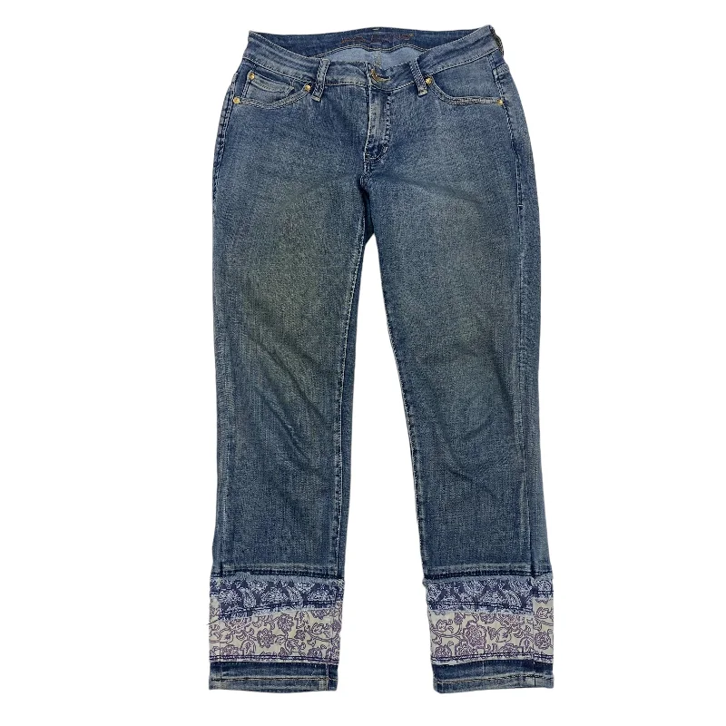 BLUE DENIM JEANS CROPPED by JAG Size:4