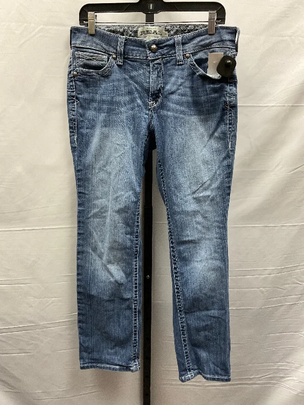 Blue Denim Jeans Straight Ariat, Size 12