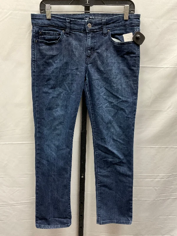 Blue Denim Jeans Straight Gap, Size 6