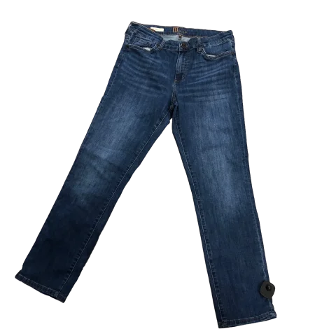 Blue Denim Jeans Straight Kut, Size 10