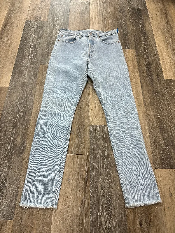 Blue Denim Jeans Straight Levis, Size 10/30