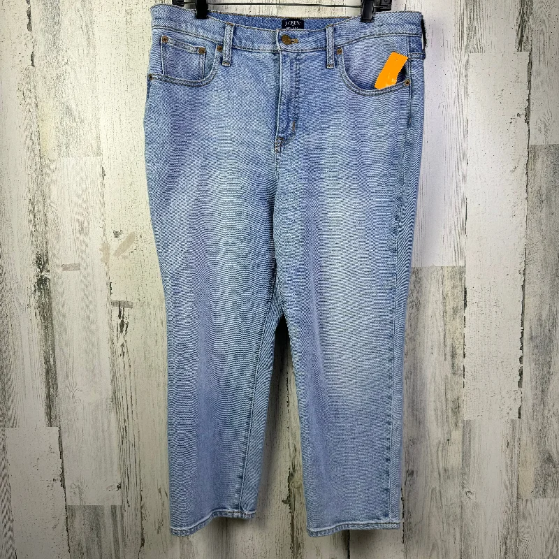 Denim Jeans Straight J Crew O, Size 12