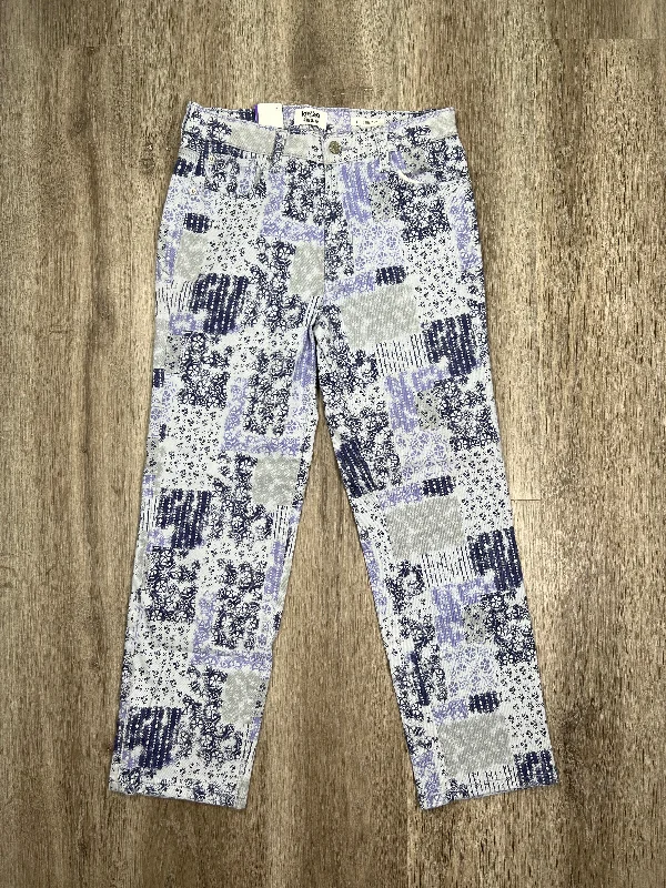 Geometric Pattern Jeans Straight Kensie, Size S