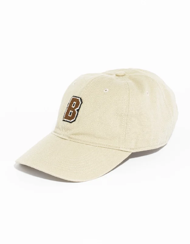 BROWN UNIVERSITY NEEDLEPOINT HAT - STONE