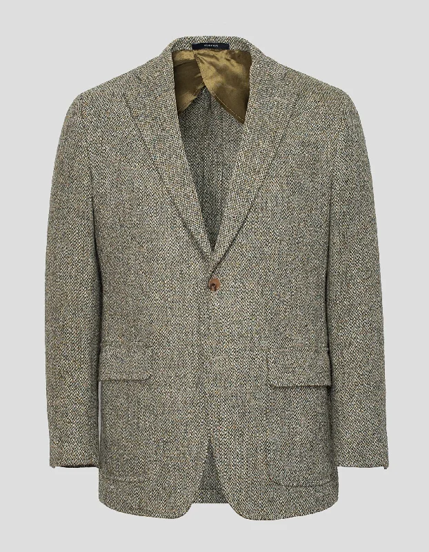 HARRIS TWEED LIGHT BROLIVE BARLEYCORN SPORT COAT - MTO