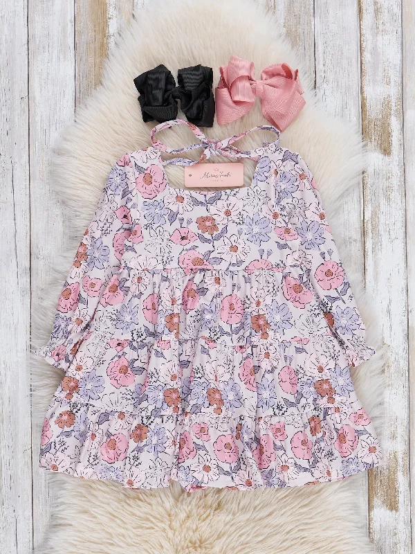 Sweetest Vintage Garden Ruffle Dress