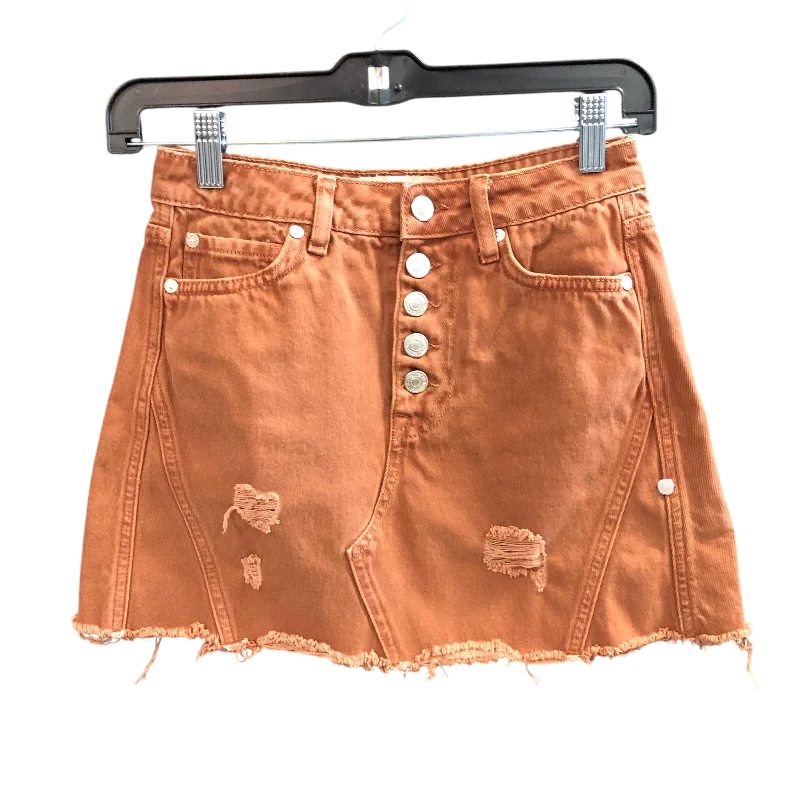 Skirt Mini & Short By We The Free In Orange, Size: 0