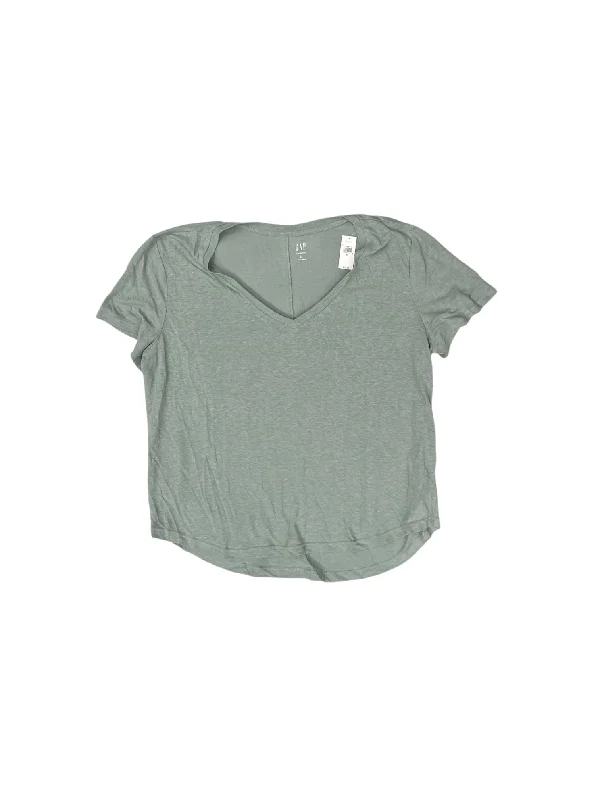 Top Short Sleeve By Gap In Green, Size: Xl