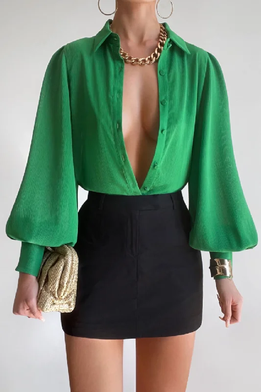 FLEETWOOD BLOUSE - GREEN