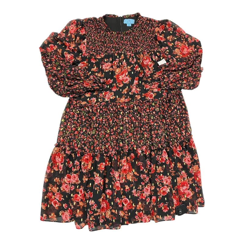 Dress Casual Short By Cece In Floral Print, Size: M