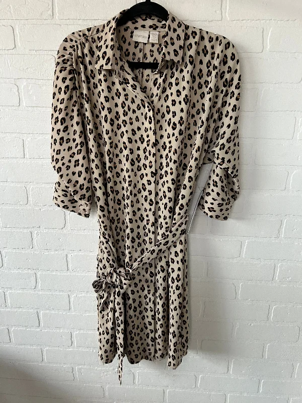 Dress Casual Short By Chicos In Animal Print, Size: Xs