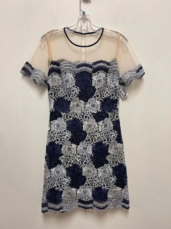 Dress Casual Short By T Tahari In Blue & Grey, Size: Xs