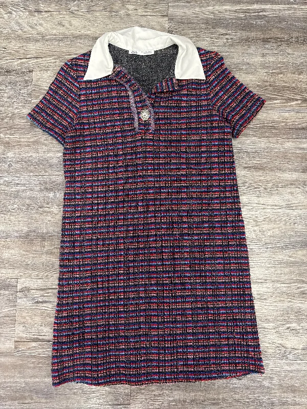 Dress Casual Short By Zara In Multi-colored, Size: S