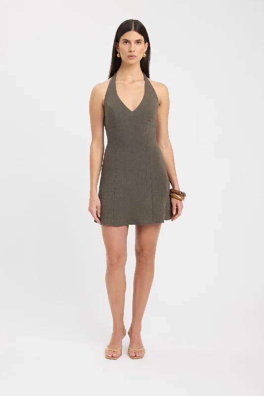 Hayman Halter Mini Dress