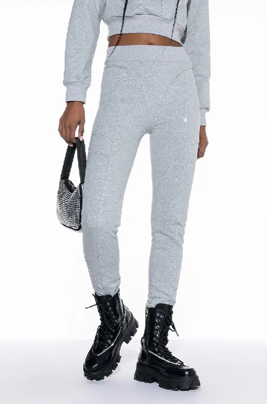 BODYLINES RHINESTONE SWEATPANT