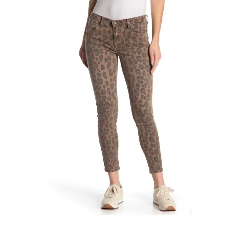 Catwalk Classic Skinny Ankle Jeans In Multicolor