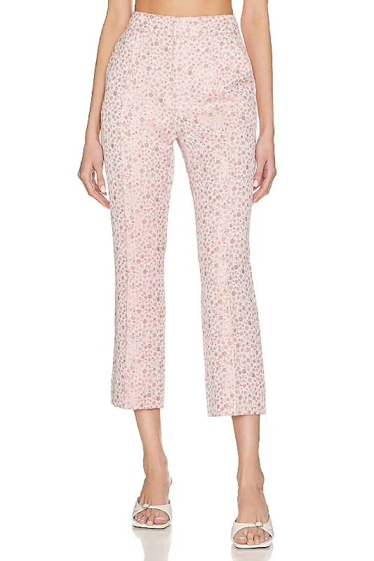 Porter Pants In Pale Rose Multi