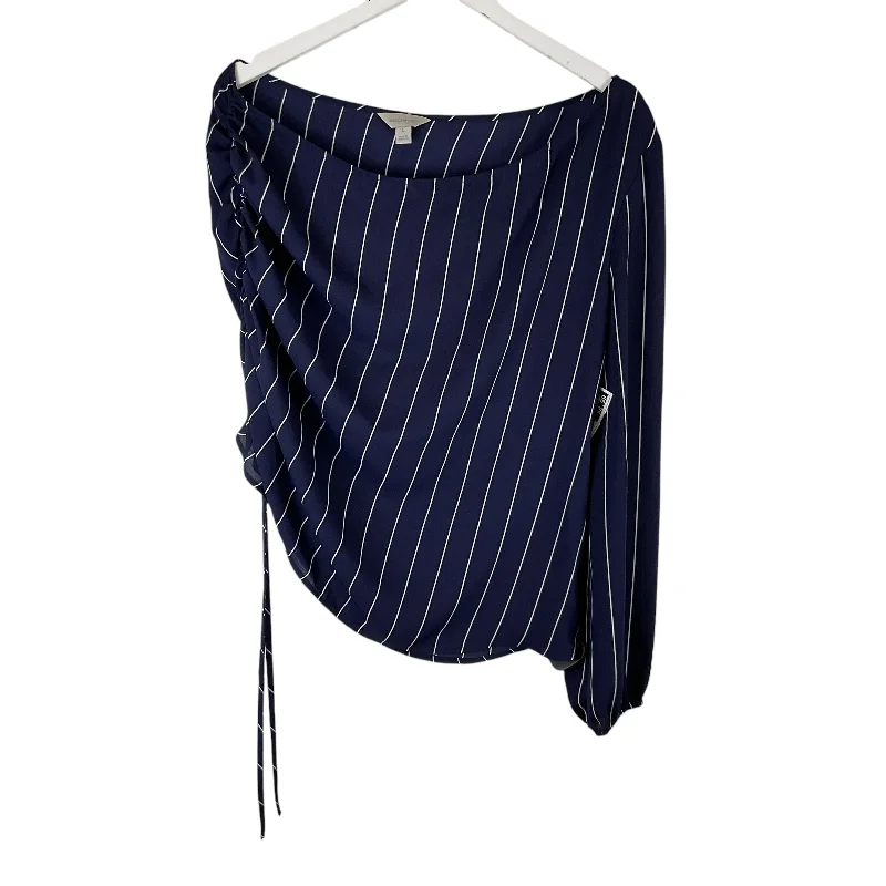 Top Long Sleeve By Belle + Sky In Navy, Size: L