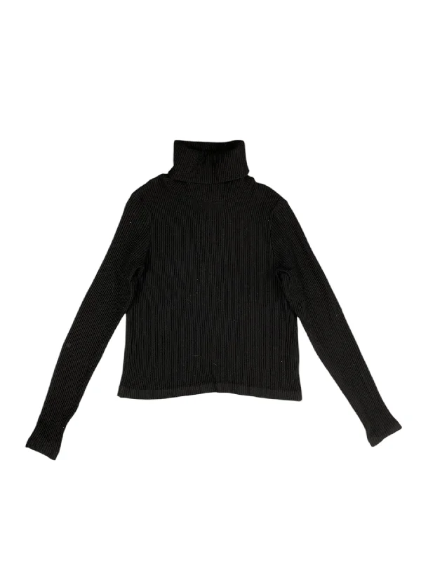 Top Long Sleeve By Club Monaco In Black, Size: S