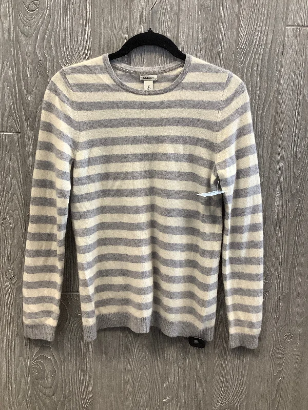 Top Long Sleeve By L.l. Bean In Striped Pattern, Size: M