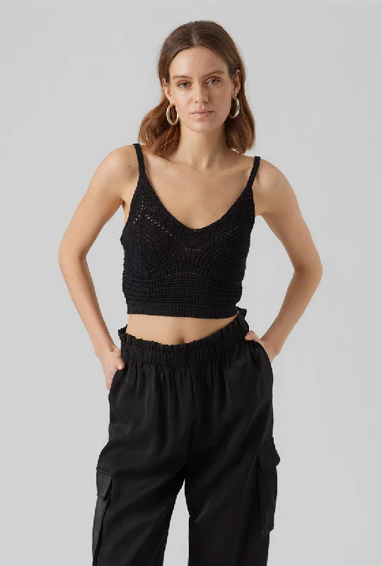 VERO MODA JUSTINE SL CROPPED TOP