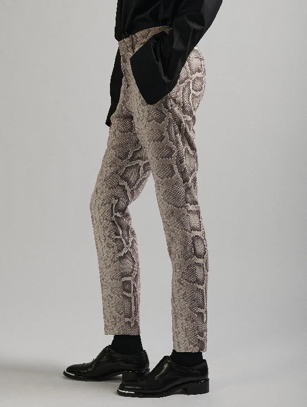 Pantalon Roxy en crêpe imprimé Python